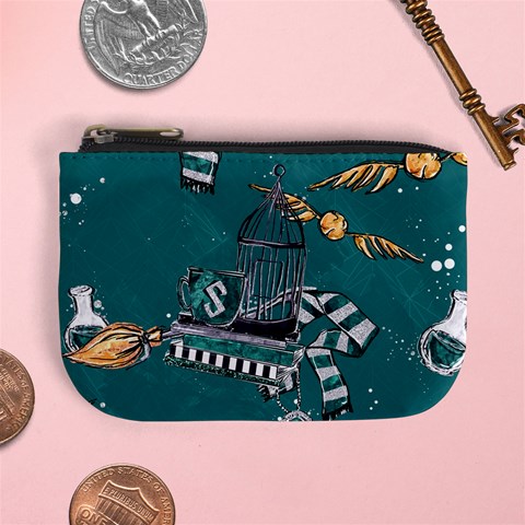 Slytherin Pattern Mini Coin Purse from ArtsNow.com Front