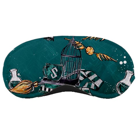 Slytherin Pattern Sleeping Mask from ArtsNow.com Front