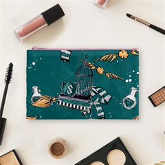 Slytherin Pattern Cosmetic Bag (Medium) from ArtsNow.com Front