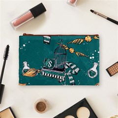 Slytherin Pattern Cosmetic Bag (Medium) from ArtsNow.com Front