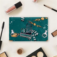 Slytherin Pattern Cosmetic Bag (Medium) from ArtsNow.com Front