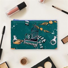 Slytherin Pattern Cosmetic Bag (Medium) from ArtsNow.com Front
