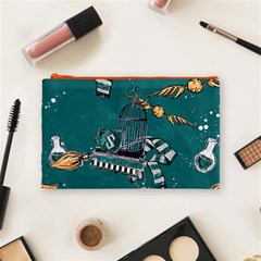 Slytherin Pattern Cosmetic Bag (Medium) from ArtsNow.com Front