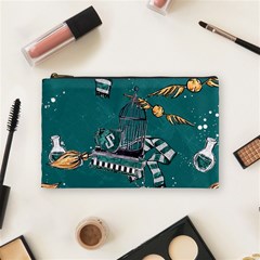 Slytherin Pattern Cosmetic Bag (Medium) from ArtsNow.com Front