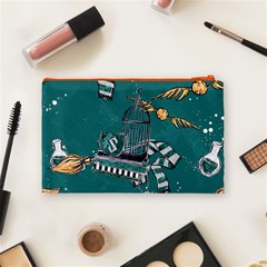 Slytherin Pattern Cosmetic Bag (Medium) from ArtsNow.com Back