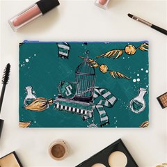 Slytherin Pattern Cosmetic Bag (Large) from ArtsNow.com Front