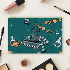 Slytherin Pattern Cosmetic Bag (Large) from ArtsNow.com Front