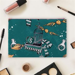 Slytherin Pattern Cosmetic Bag (Large) from ArtsNow.com Back