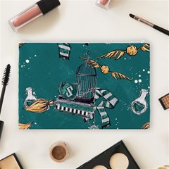 Slytherin Pattern Cosmetic Bag (Large) from ArtsNow.com Back