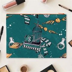 Slytherin Pattern Cosmetic Bag (XL) from ArtsNow.com Back
