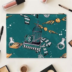 Slytherin Pattern Cosmetic Bag (XL) from ArtsNow.com Back