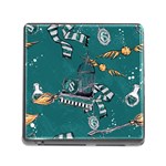 Slytherin Pattern Memory Card Reader (Square 5 Slot)