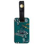 Slytherin Pattern Luggage Tag (one side)