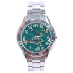 Slytherin Pattern Stainless Steel Analogue Watch