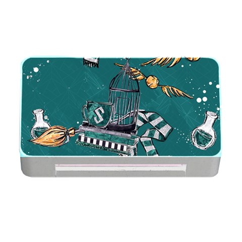 Slytherin Pattern Memory Card Reader with CF from ArtsNow.com Front