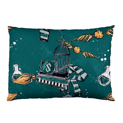 Slytherin Pattern Pillow Case (Two Sides) from ArtsNow.com Front