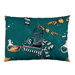 Slytherin Pattern Pillow Case (Two Sides) from ArtsNow.com Back