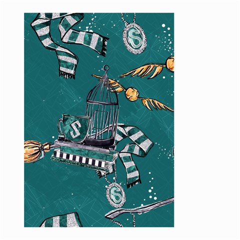 Slytherin Pattern Large Garden Flag (Two Sides) from ArtsNow.com Front