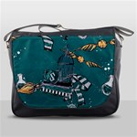 Slytherin Pattern Messenger Bag