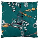 Slytherin Pattern Large Cushion Case (One Side)