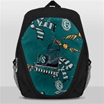 Slytherin Pattern Backpack Bag