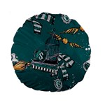 Slytherin Pattern Standard 15  Premium Round Cushions