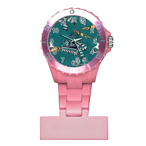 Slytherin Pattern Plastic Nurses Watch from ArtsNow.com Front