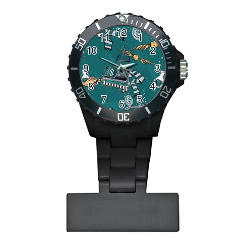 Slytherin Pattern Plastic Nurses Watch from ArtsNow.com Front