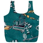 Slytherin Pattern Full Print Recycle Bag (XL)