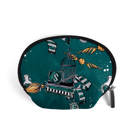 Slytherin Pattern Accessory Pouch (Small) from ArtsNow.com Front