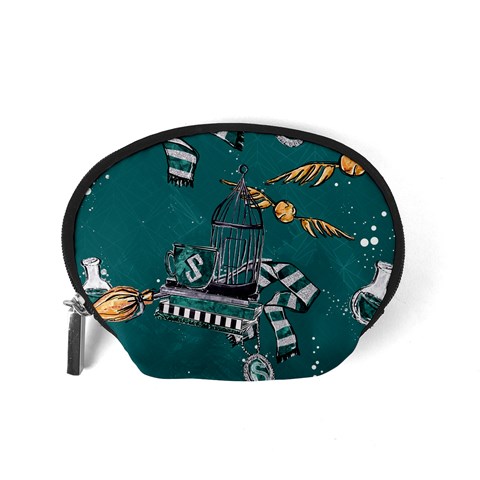 Slytherin Pattern Accessory Pouch (Small) from ArtsNow.com Back