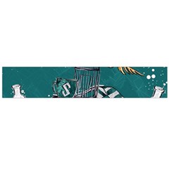 Slytherin Pattern Large Flano Scarf  from ArtsNow.com Back