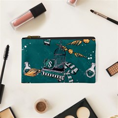 Slytherin Pattern Cosmetic Bag (XS) from ArtsNow.com Front