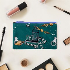 Slytherin Pattern Cosmetic Bag (XS) from ArtsNow.com Front