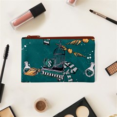 Slytherin Pattern Cosmetic Bag (XS) from ArtsNow.com Front