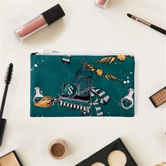 Slytherin Pattern Cosmetic Bag (XS) from ArtsNow.com Front