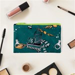 Slytherin Pattern Cosmetic Bag (XS)