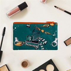 Slytherin Pattern Cosmetic Bag (XS) from ArtsNow.com Back