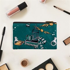 Slytherin Pattern Cosmetic Bag (XS) from ArtsNow.com Back