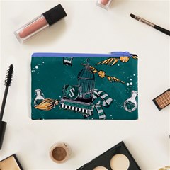 Slytherin Pattern Cosmetic Bag (XS) from ArtsNow.com Back