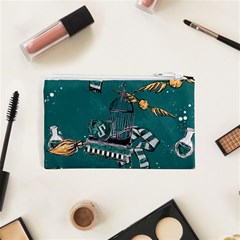 Slytherin Pattern Cosmetic Bag (XS) from ArtsNow.com Back