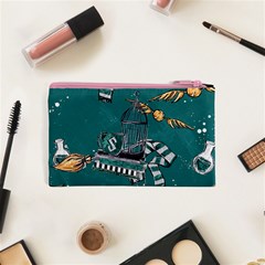 Slytherin Pattern Cosmetic Bag (XS) from ArtsNow.com Back
