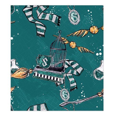 Slytherin Pattern Duvet Cover (King Size) from ArtsNow.com Duvet Quilt