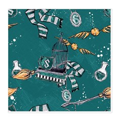 Slytherin Pattern Duvet Cover Double Side (Queen Size) from ArtsNow.com Back