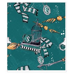 Slytherin Pattern Duvet Cover Double Side (California King Size) from ArtsNow.com Back