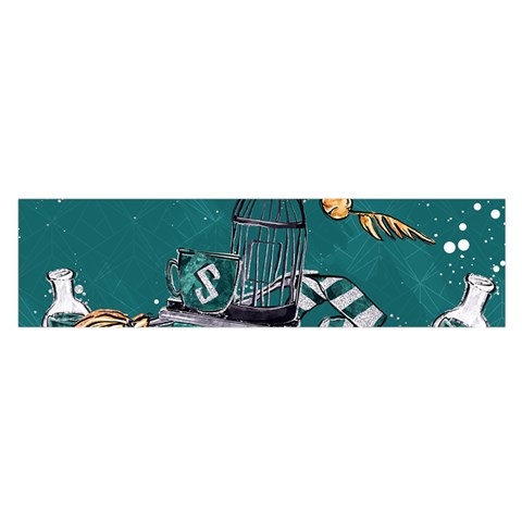 Slytherin Pattern Satin Scarf (Oblong) from ArtsNow.com Front