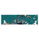 Slytherin Pattern Satin Scarf (Oblong)