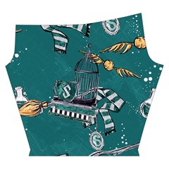 Slytherin Pattern Yoga Cropped Leggings from ArtsNow.com Left