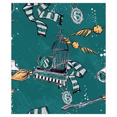 Slytherin Pattern Drawstring Pouch (XS) from ArtsNow.com Front
