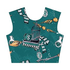 Slytherin Pattern Cotton Crop Top from ArtsNow.com Front